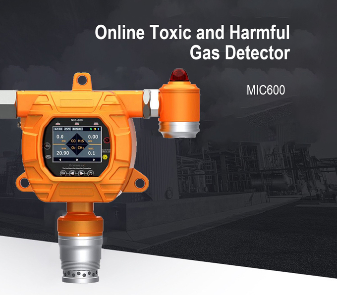 COV MIC600 en ligne a fixé le capteur industriel 0 de la détection de fuite de détecteur de gaz PID